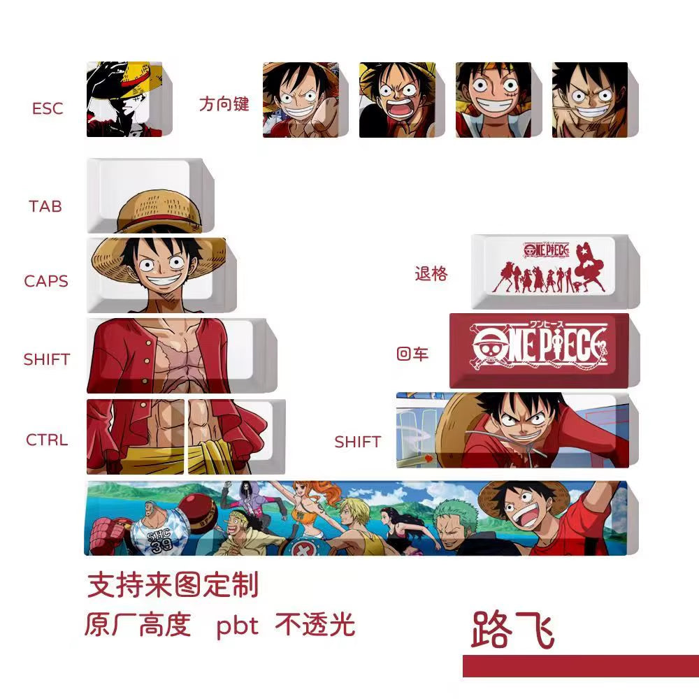 Anime Keycaps Cherry Profile Mechanical Keyboard Supplement Key