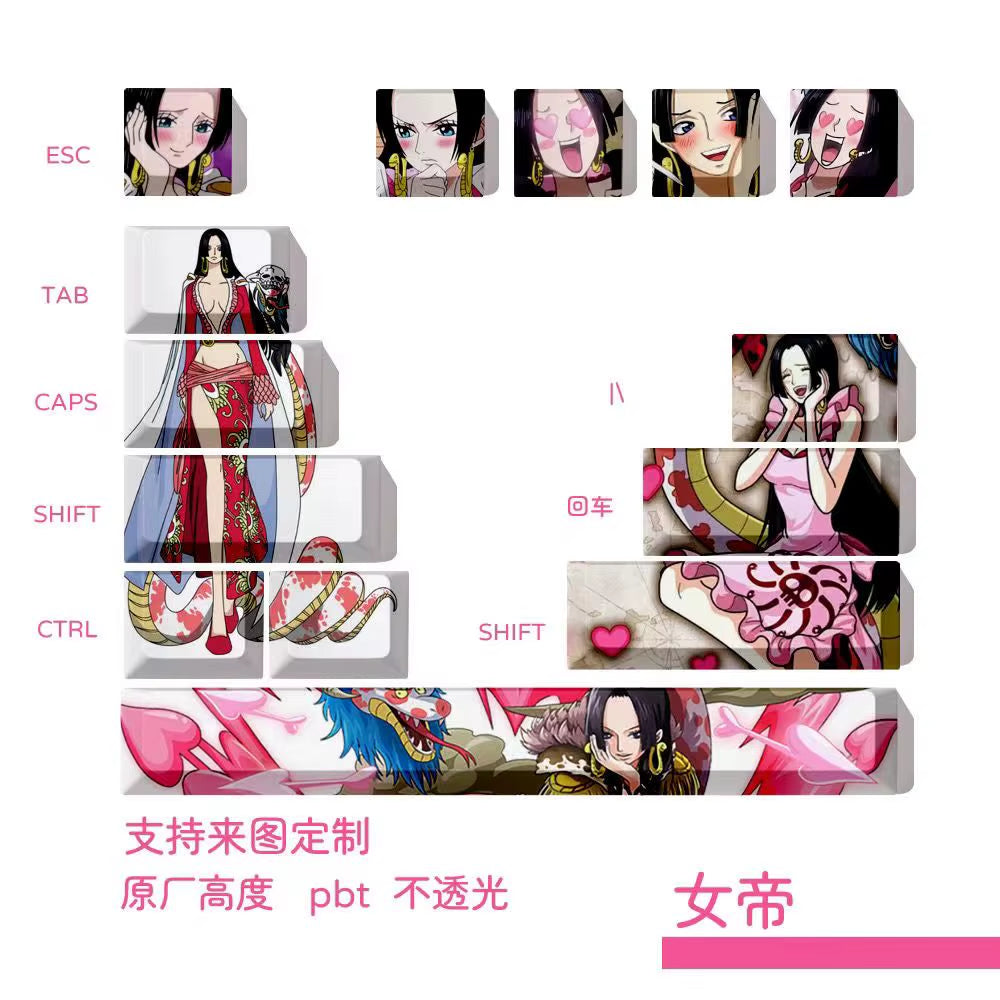 Anime Keycaps Cherry Profile Mechanical Keyboard Supplement Key
